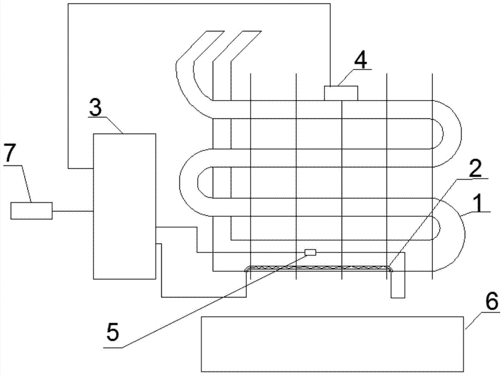 Defrosting system of air cooling refrigerator and defrosting control method thereof