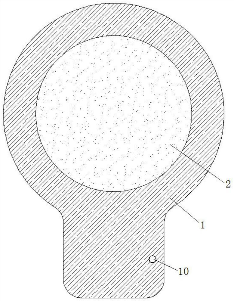 A lens cleaning device for fire-fighting drones based on magnetic changes to prevent smoke