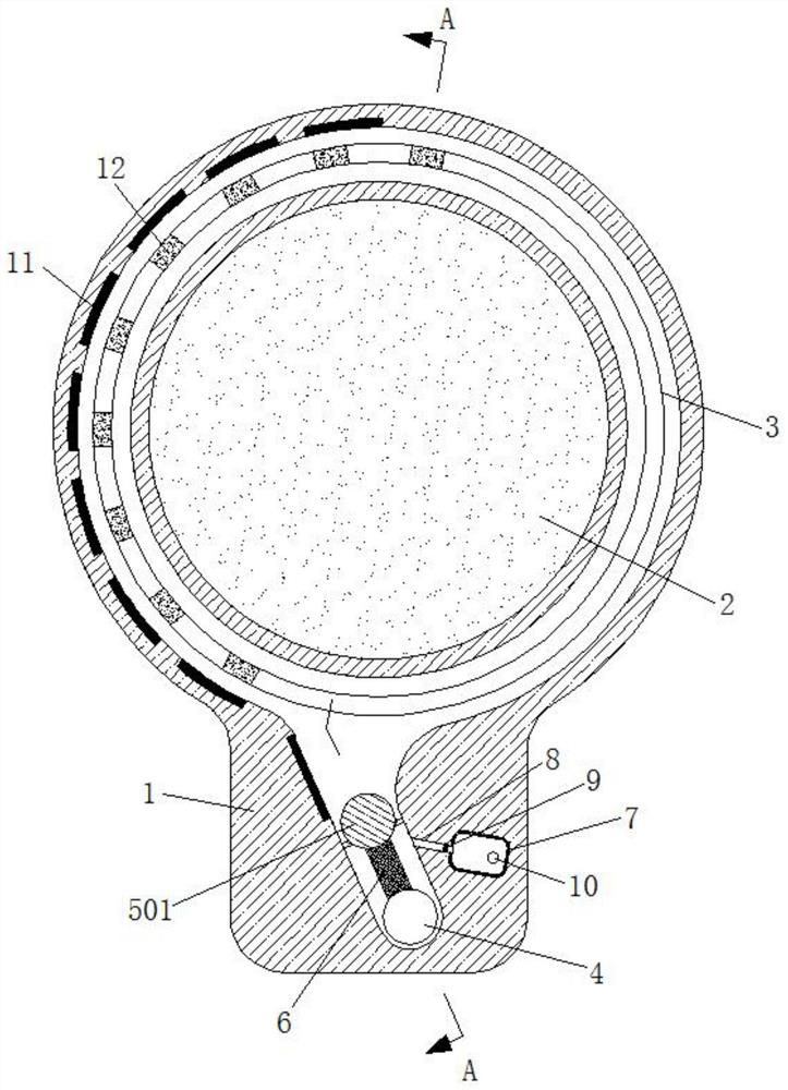 A lens cleaning device for fire-fighting drones based on magnetic changes to prevent smoke