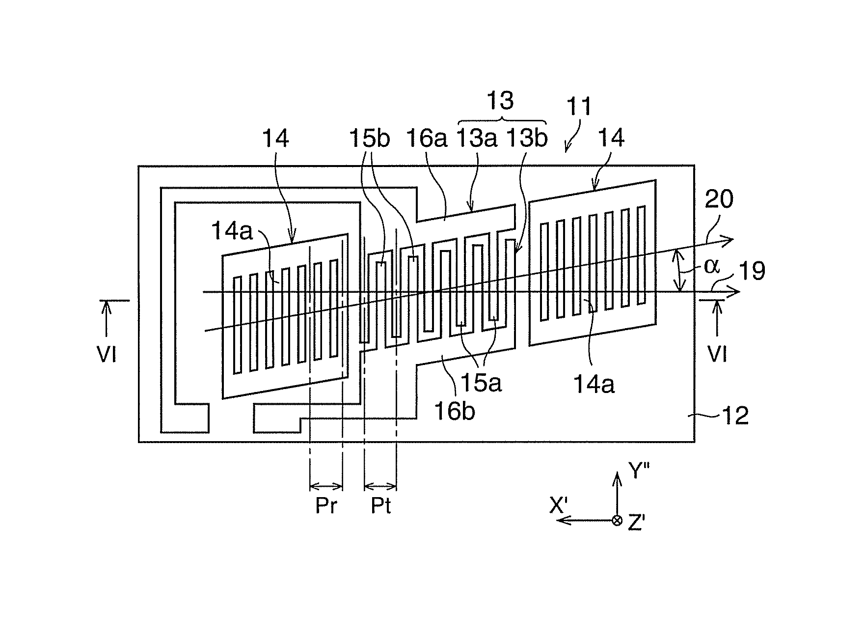 Surface acoustic wave device, electronic apparatus, and sensor apparatus