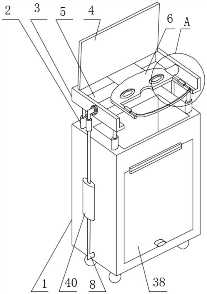 Eye washer with high safety for ophthalmology department