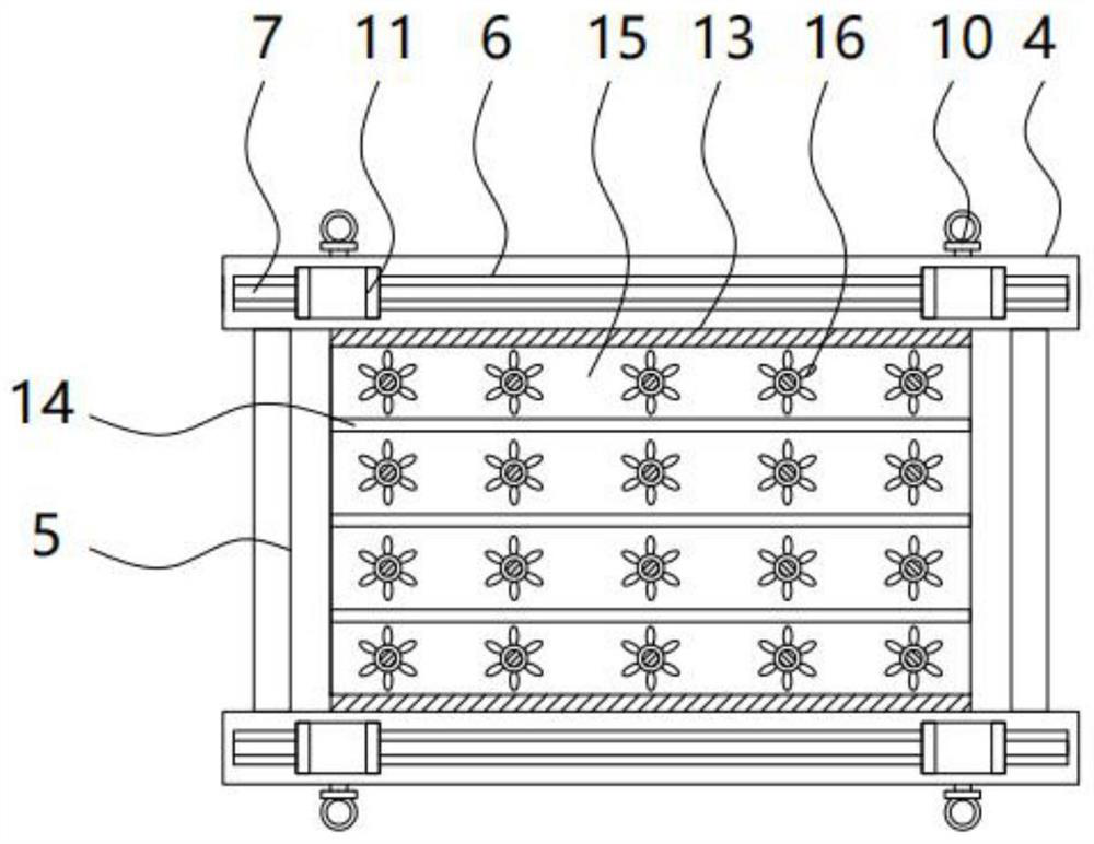 Ventilation and heat dissipation type energy storage solar photovoltaic panel