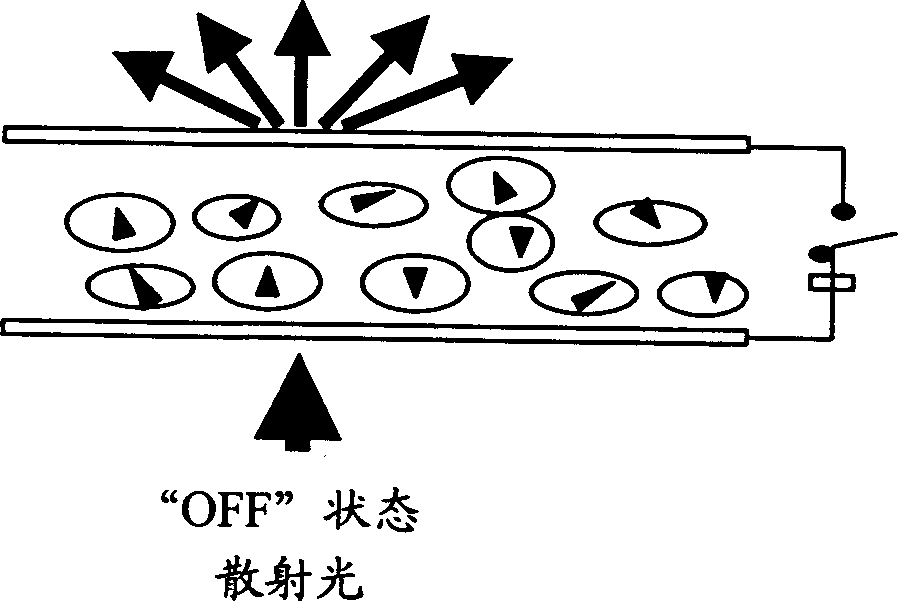 Transmissive or reflective liquid crystal display and novel process for its manufacture