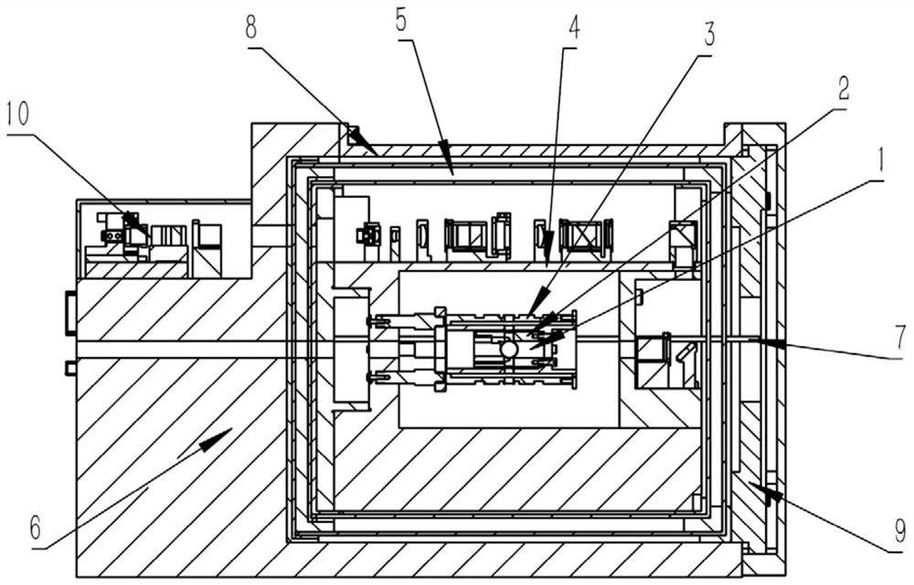 Integrated spin-exchange relaxation-free atomic gyroscope