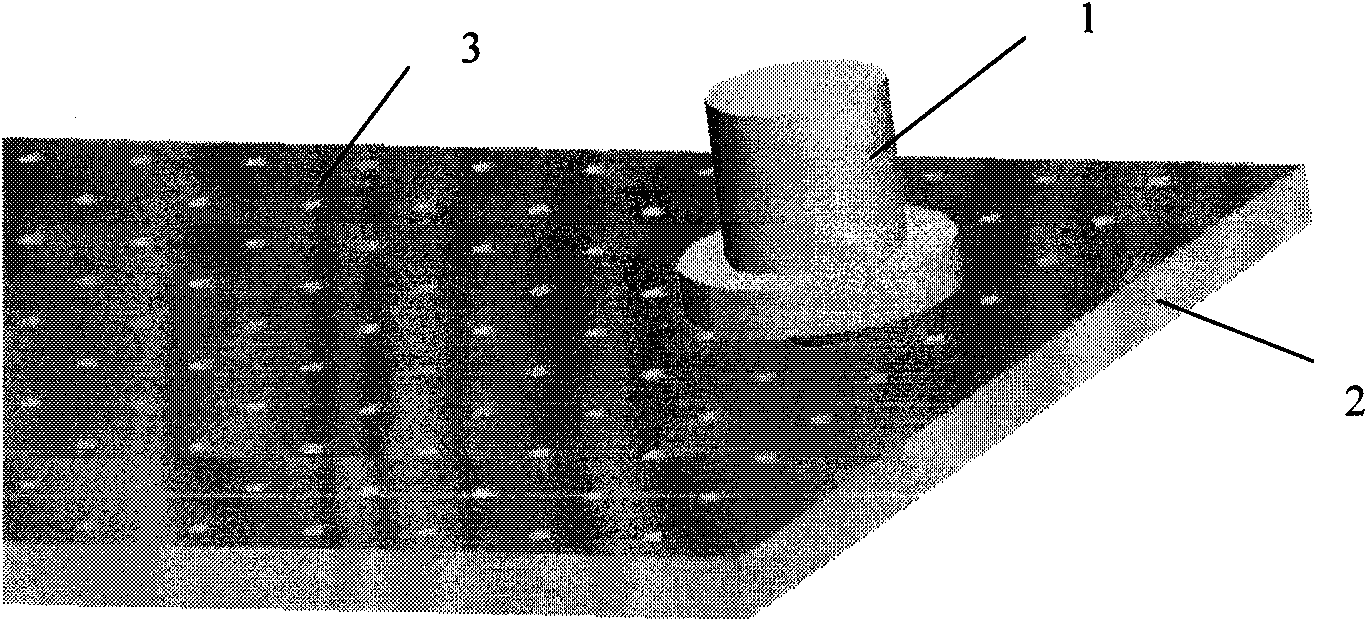 Method for preparing aluminum-based composite material plate by friction stir