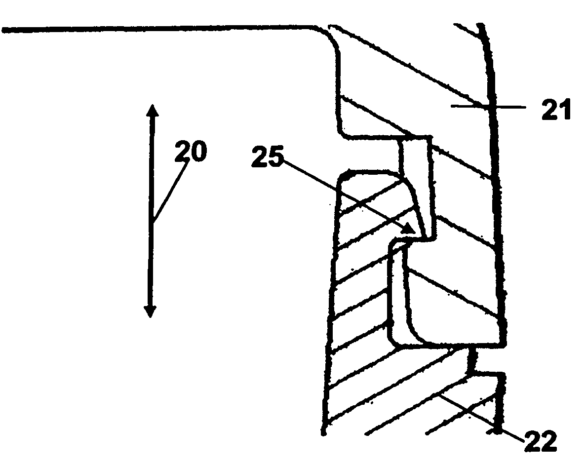 Mechanical module for a vehicle key, and method for making same