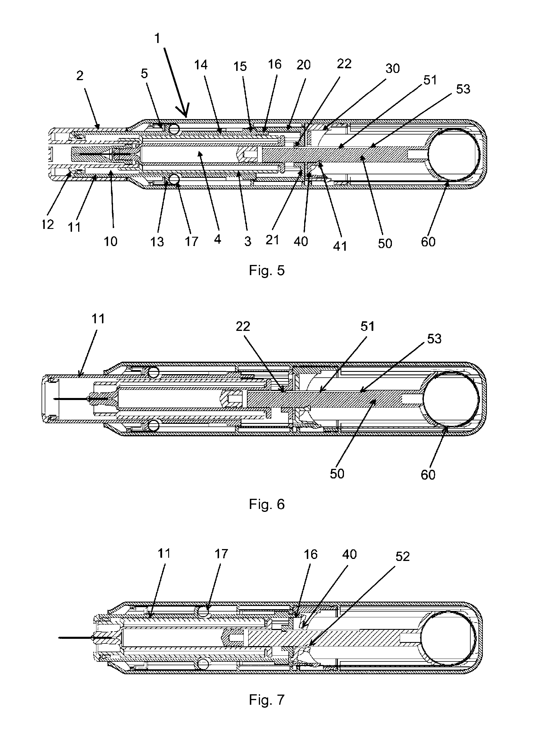 Device for delivering a medicament