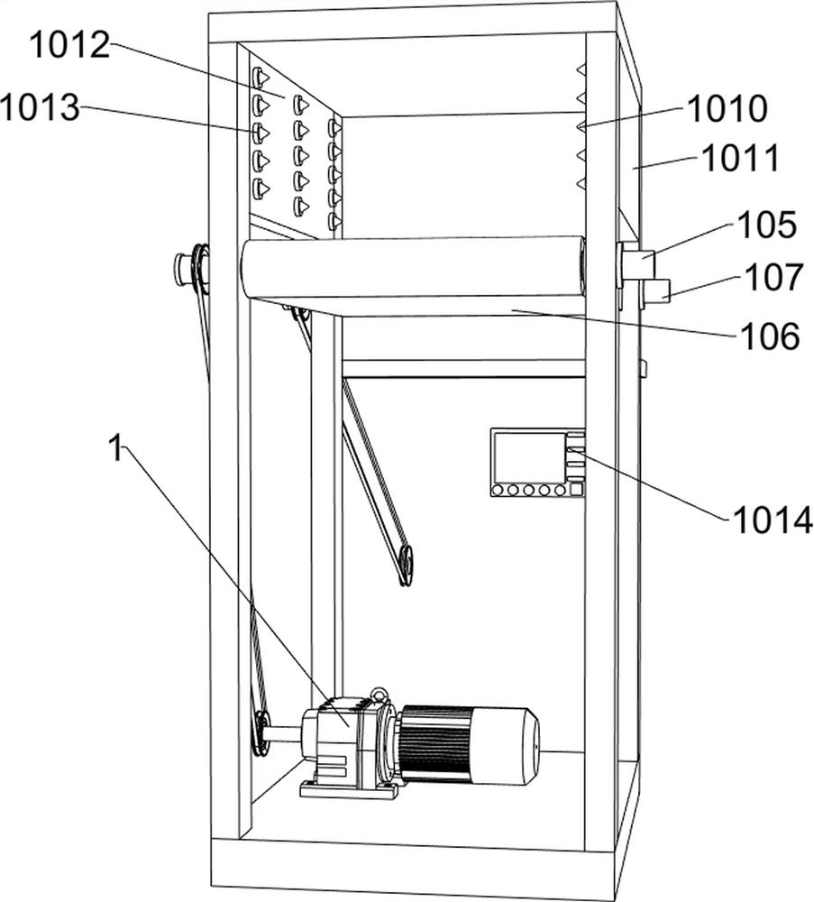 Pork lymph gland cutting device with automatic limiting function