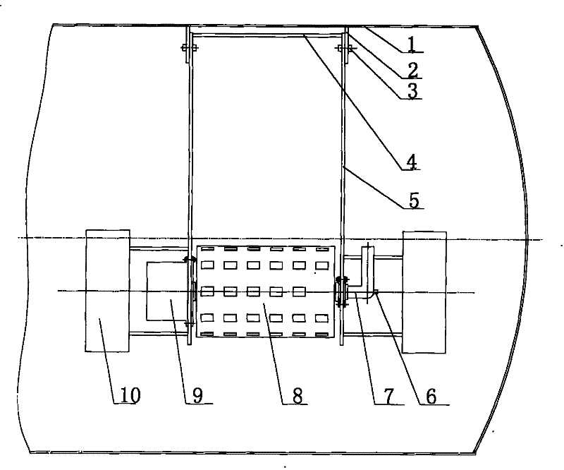 Sludge-water separating system of sludge-cleaning vehicle for sewage and usage method therefor