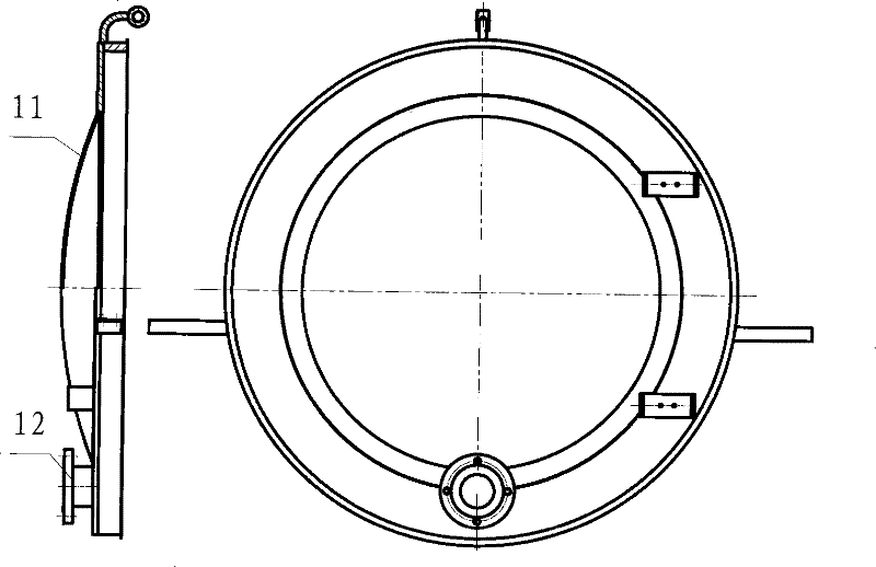 Sludge-water separating system of sludge-cleaning vehicle for sewage and usage method therefor