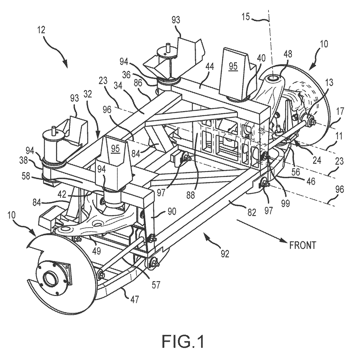 Suspension systems, wheel spindle assemblies, and methods of retrofitting wheel spindles