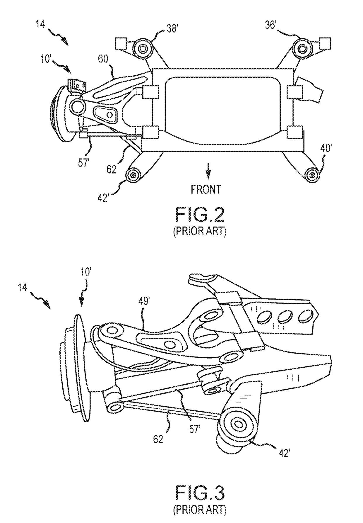 Suspension systems, wheel spindle assemblies, and methods of retrofitting wheel spindles