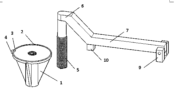Auxiliary device for reinforcing container body