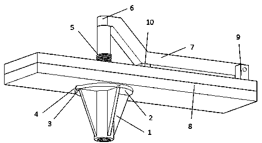 Auxiliary device for reinforcing container body