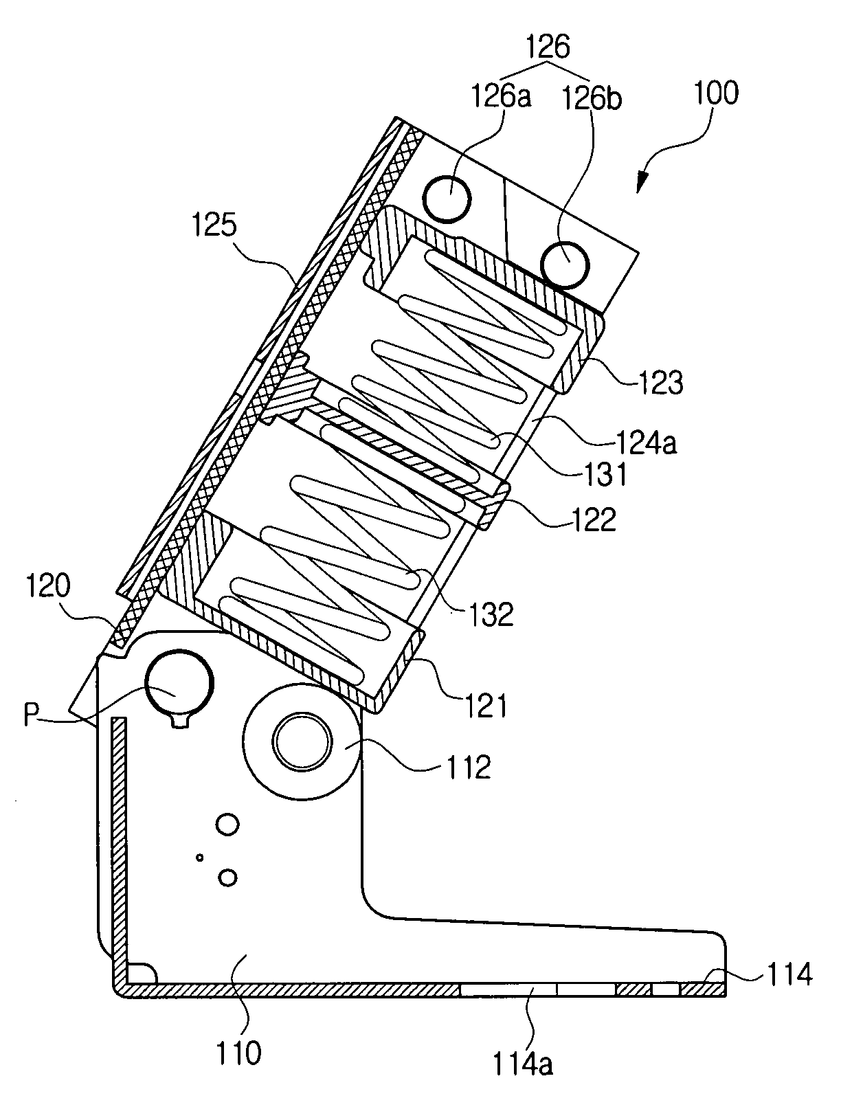 Hinge unit and an image forming apparatus having the same