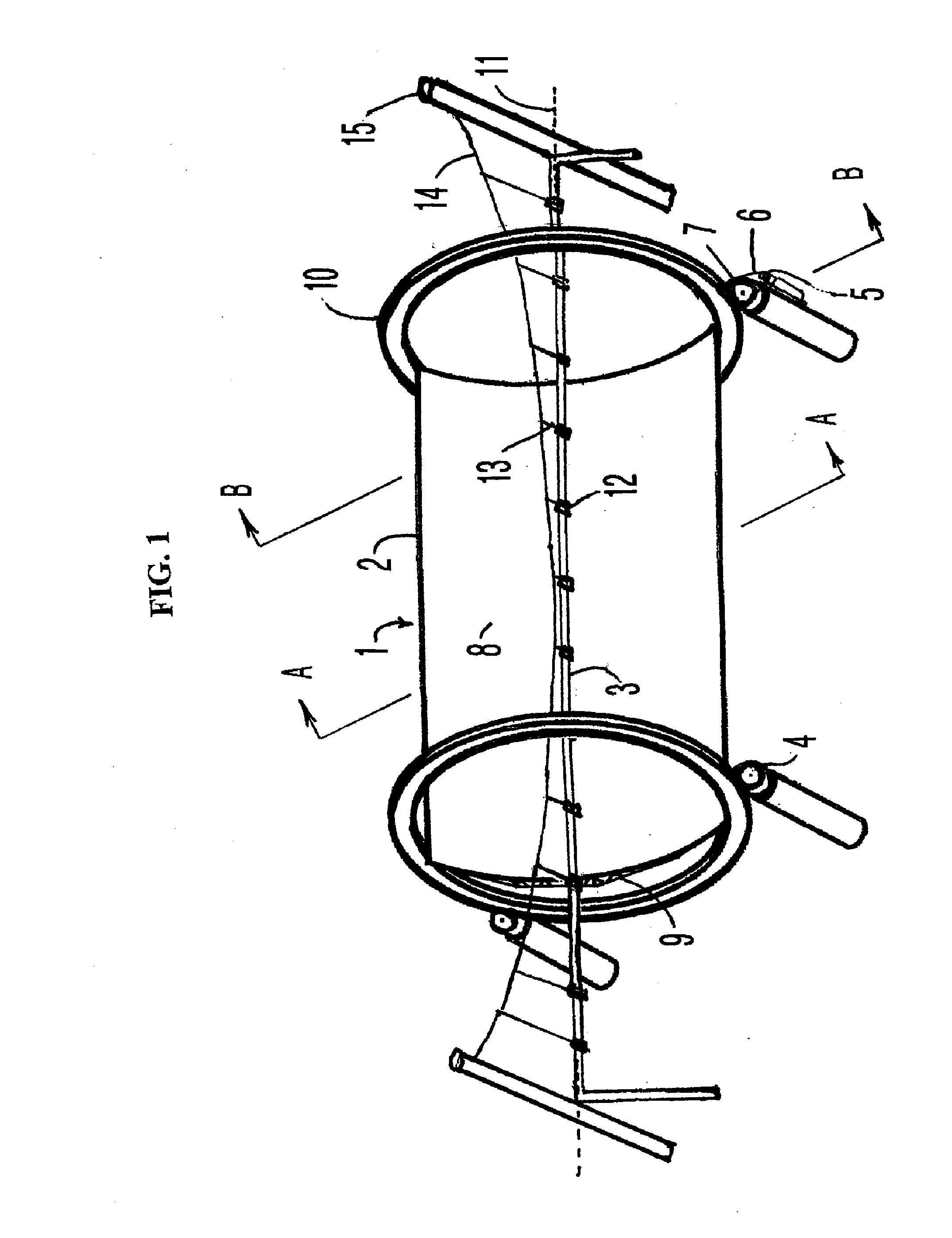 Parabolic Trough Solar Reflector With An Independently Supported Collector Tube