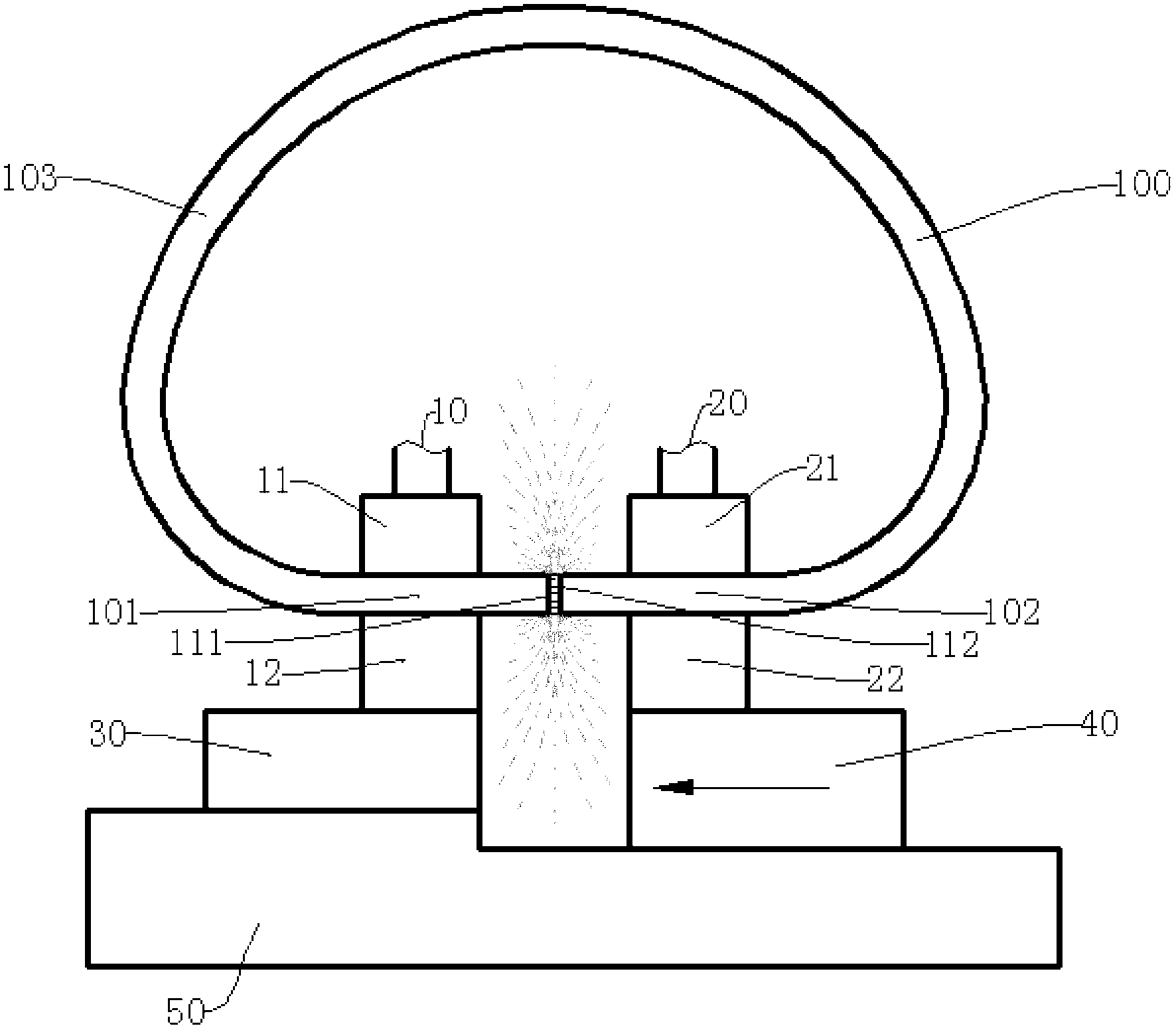 Flash welding forming method of constructional steel thin-wall ring member
