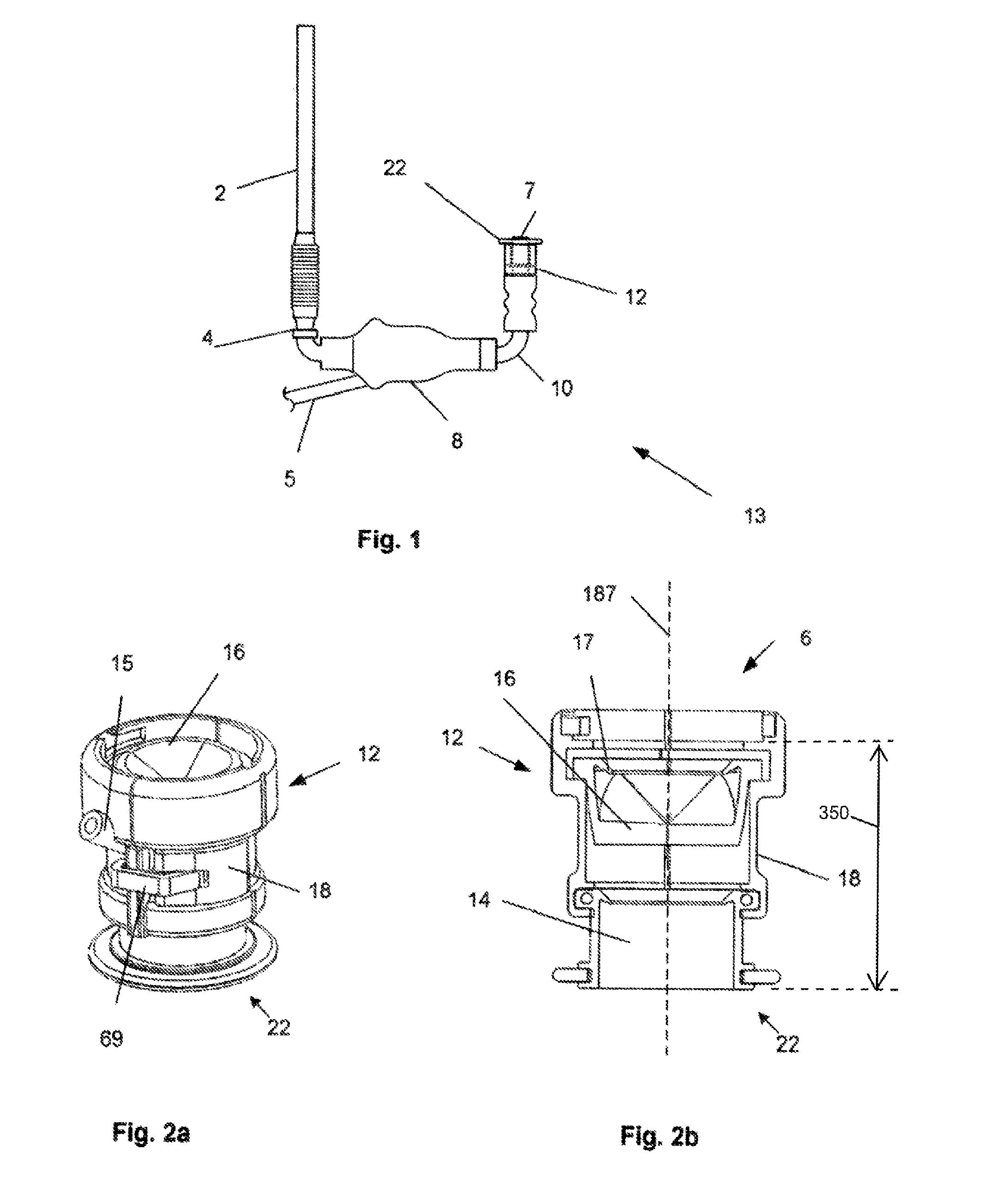 Assembly and method of implanting a heart assist system