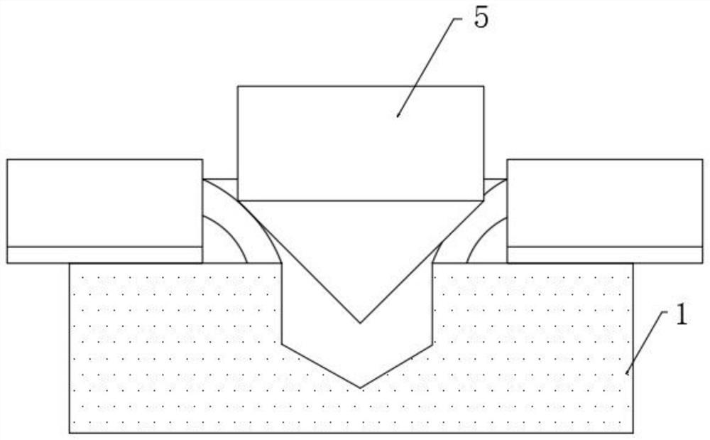 Insertion type copper block heat conduction technology