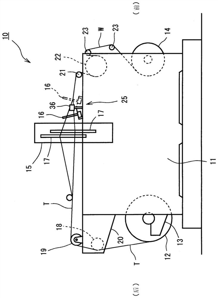 Opening defect detection device of weaving machine