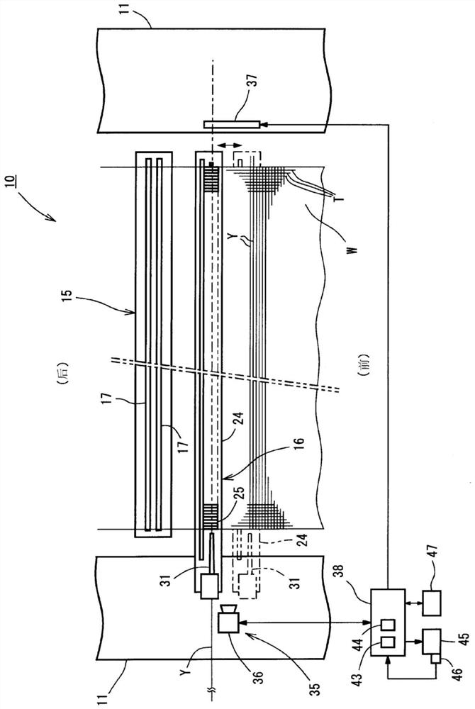 Opening defect detection device of weaving machine