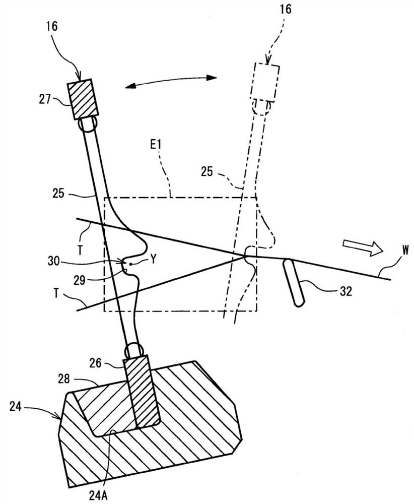 Opening defect detection device of weaving machine