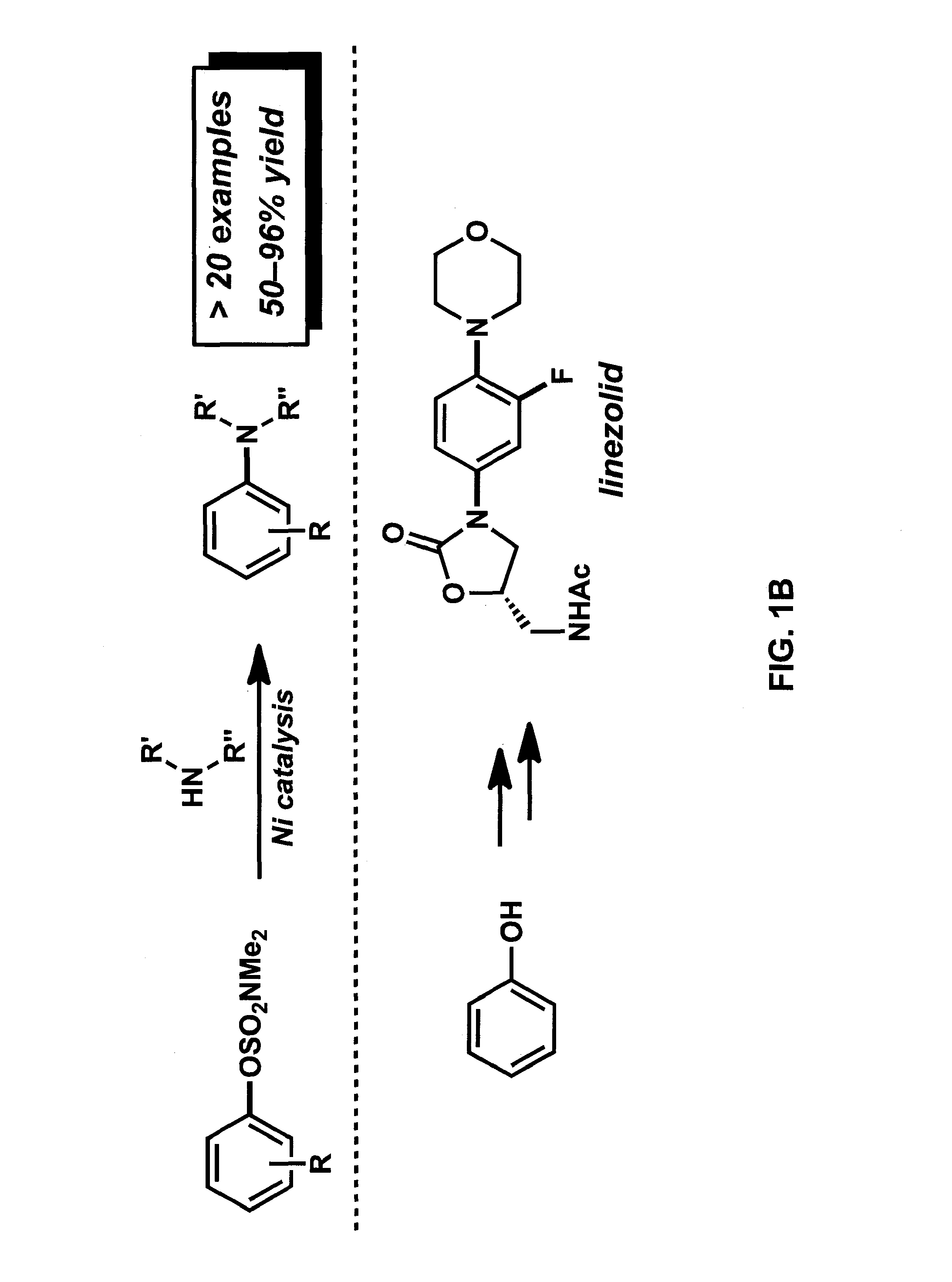 Amination of aryl alcohol derivatives