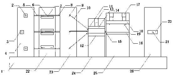 Die-cutting machine with composite function