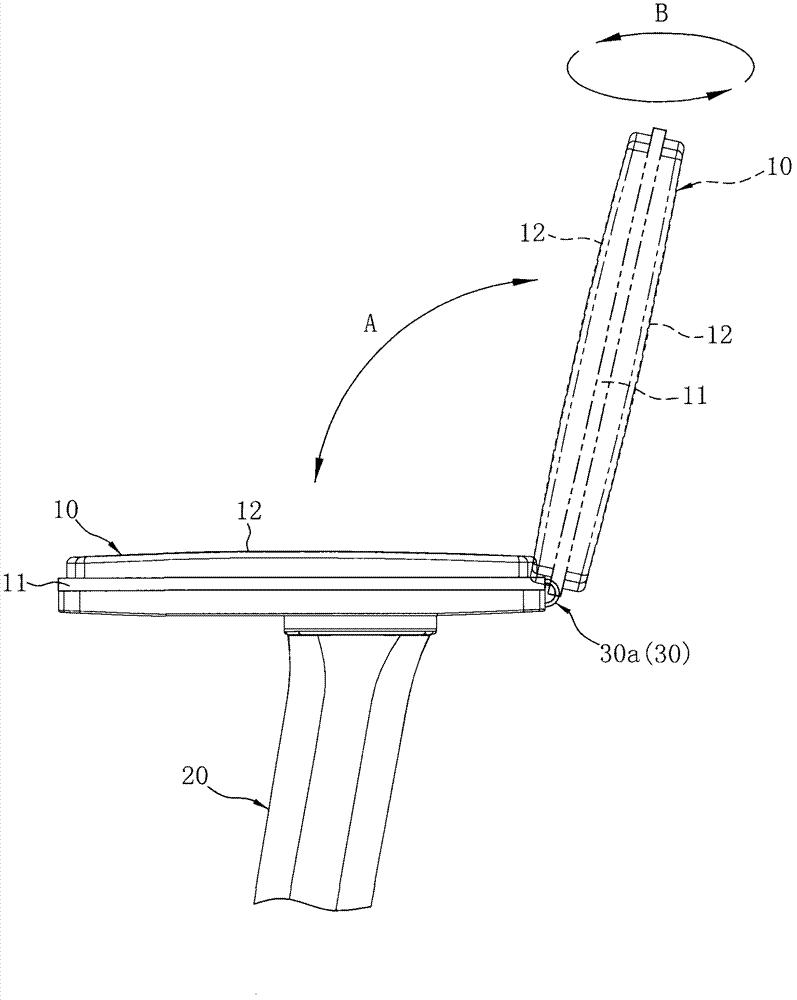 Multi-facet armchair armrest structure