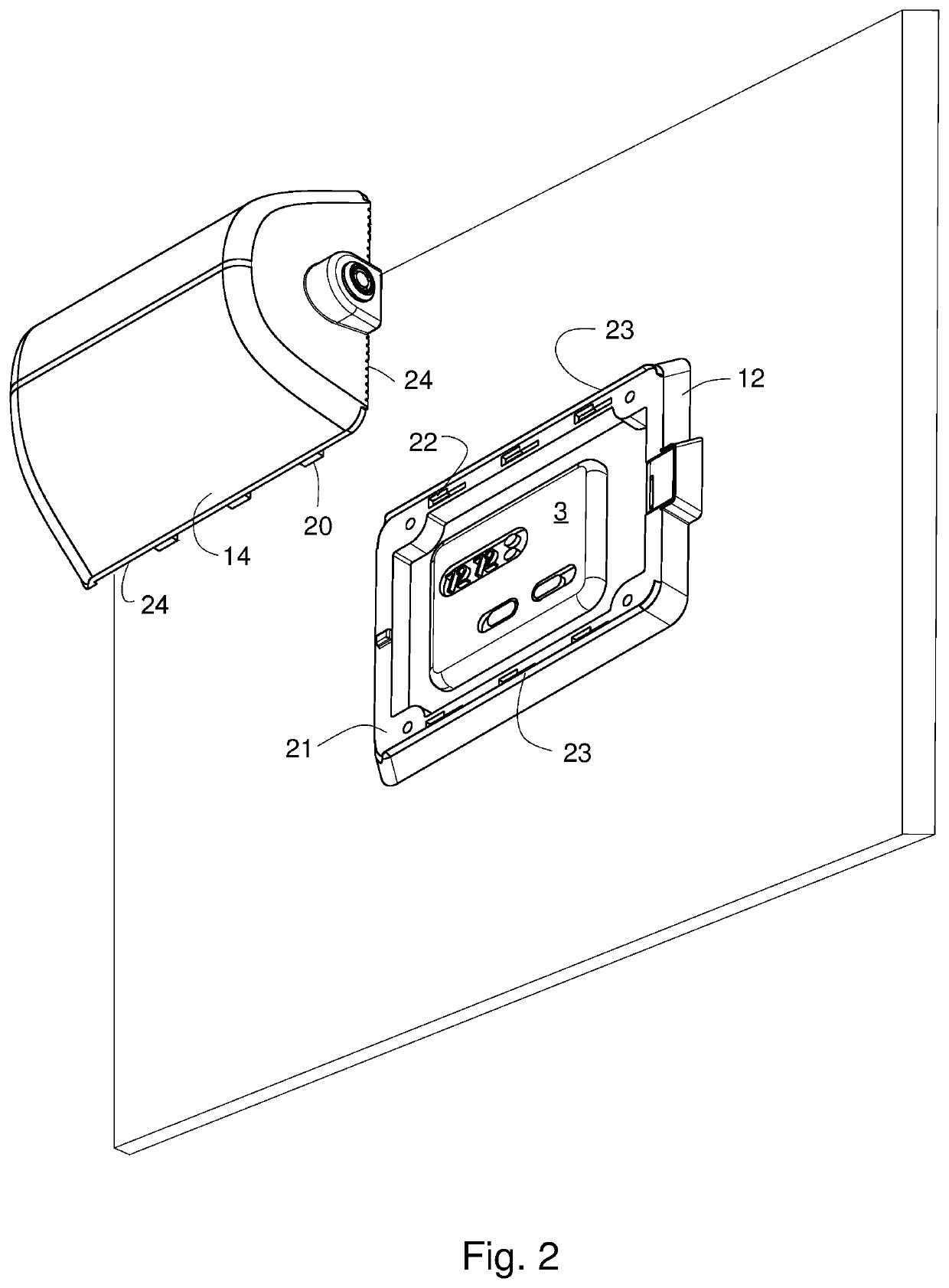 Ligature-resistant cover for securing wall-mounted devices