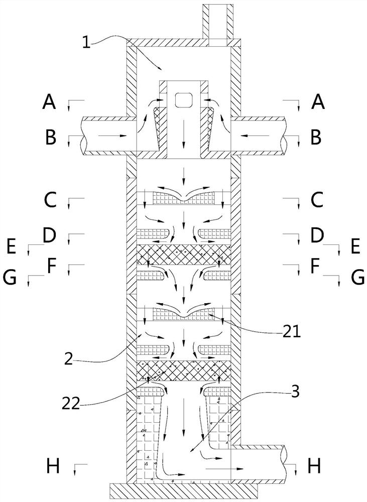 Double-inlet convective energy-dissipating drop well with high drop and small pipe diameter