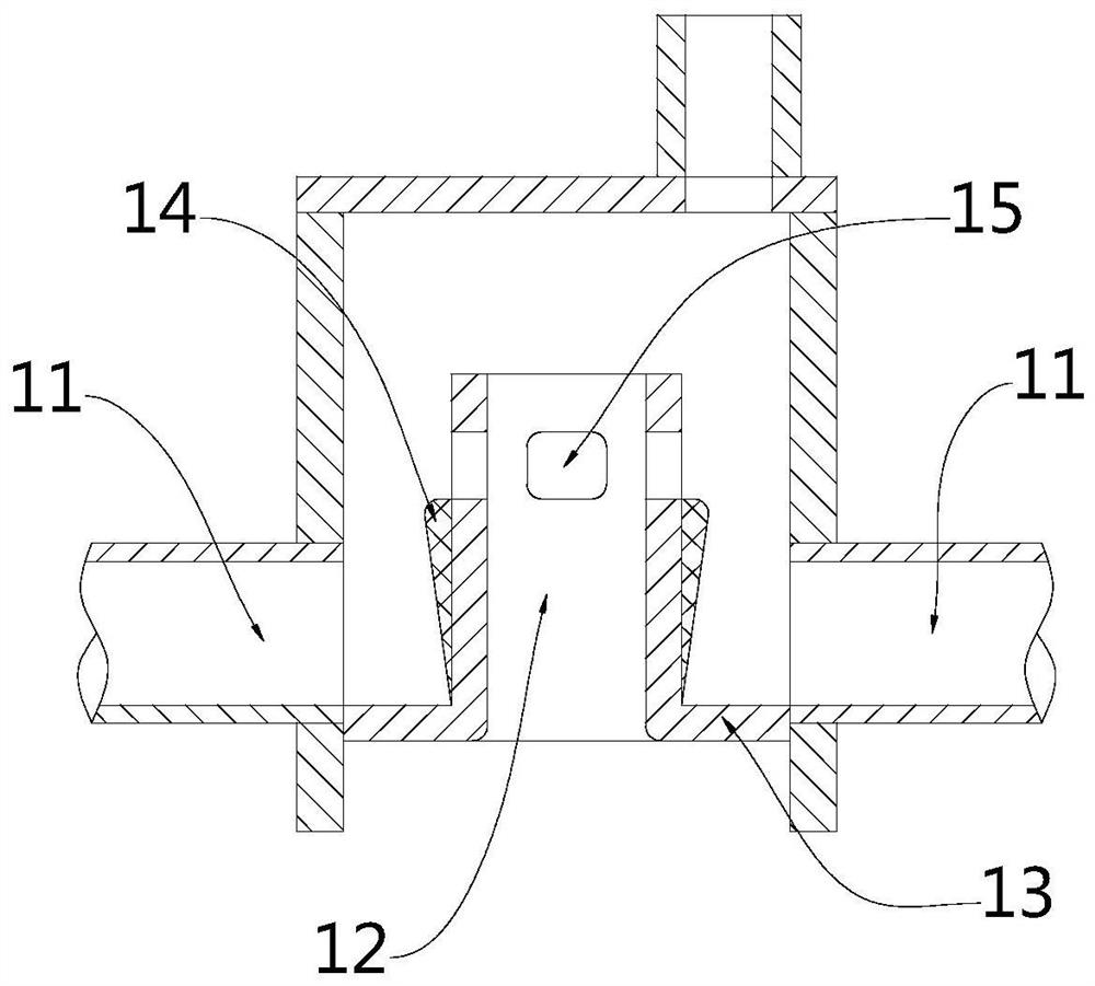 Double-inlet convective energy-dissipating drop well with high drop and small pipe diameter