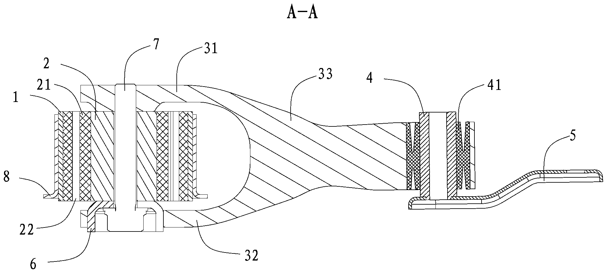 Twisting prevention pull rod suspension for vehicle power assembly and vehicle provided with same