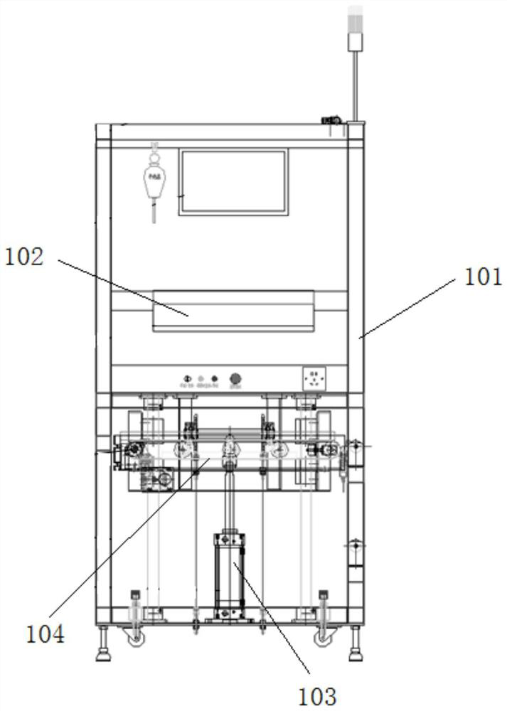 RRU product assembling device and assembling method based on modular design