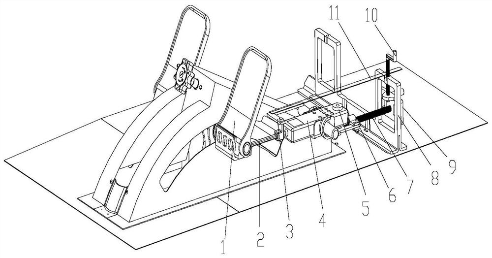 Force-displacement measuring device and measuring method