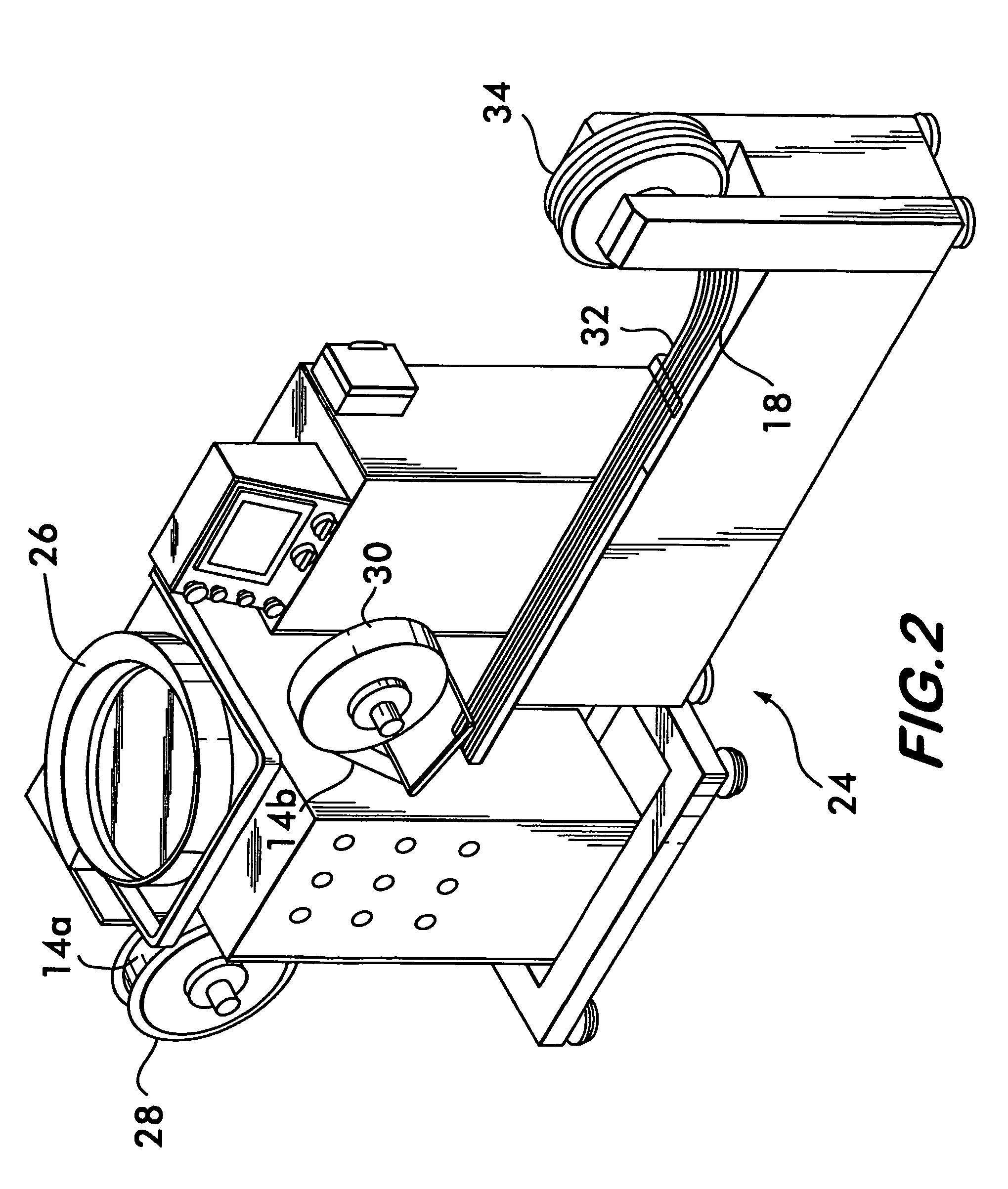 Process and machine for automated manufacture of gastro-retentive devices
