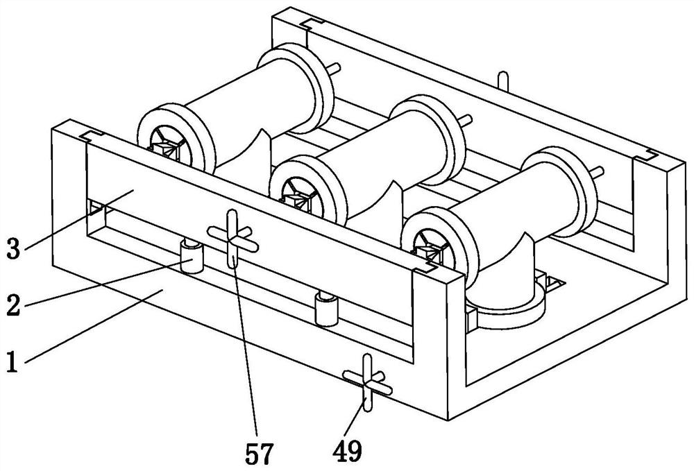 A fixture for surface finishing treatment of cast valve body