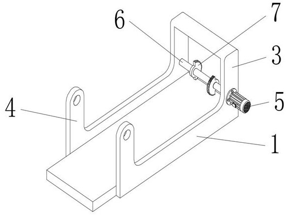 MJS construction method main machine angle adjusting structure