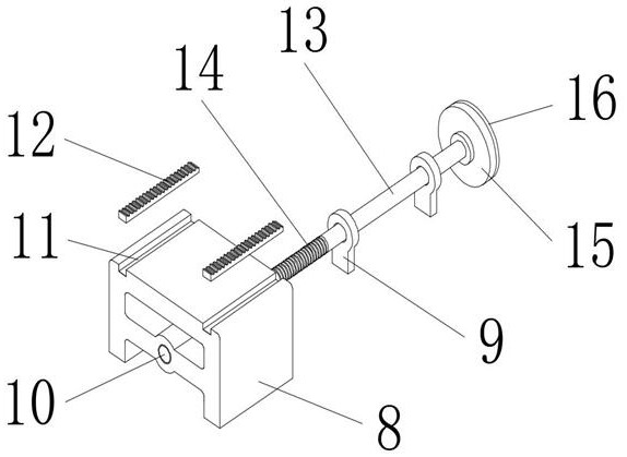 MJS construction method main machine angle adjusting structure