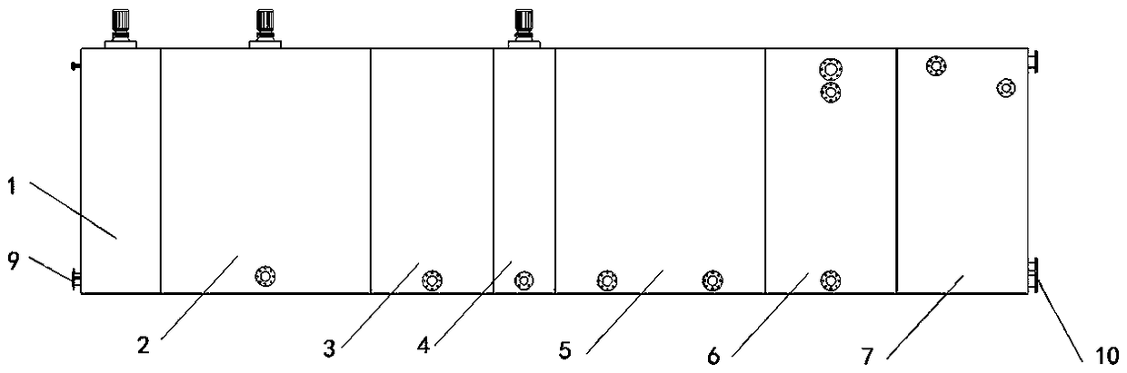 Highly-integrated multifunctional in-situ soil repairing complete apparatus and water treatment method thereof