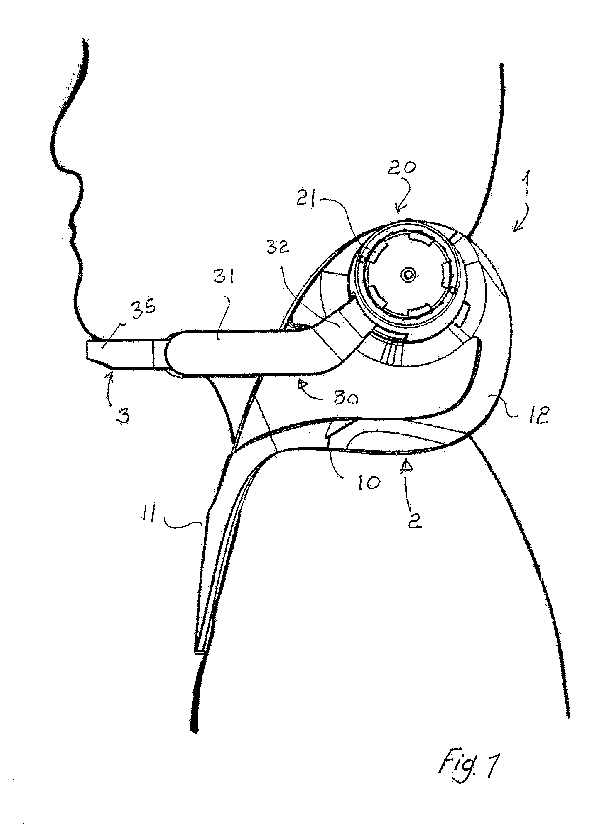 Therapeutic device for neck pain