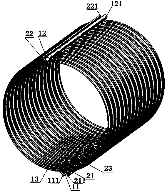 Liquid nitrogen and cold helium double media coupling heat sink for space environment simulation