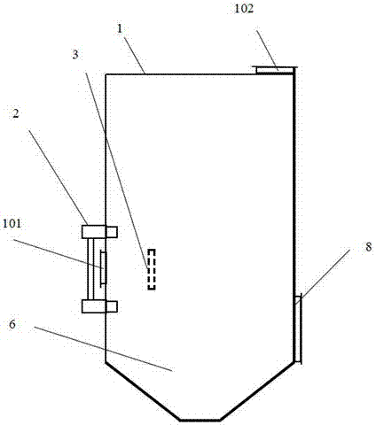 An industrial flue gas membrane dust collector