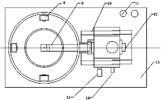 A device that is convenient for studying the cohesion phenomenon of granular mineral powder in the reduction process