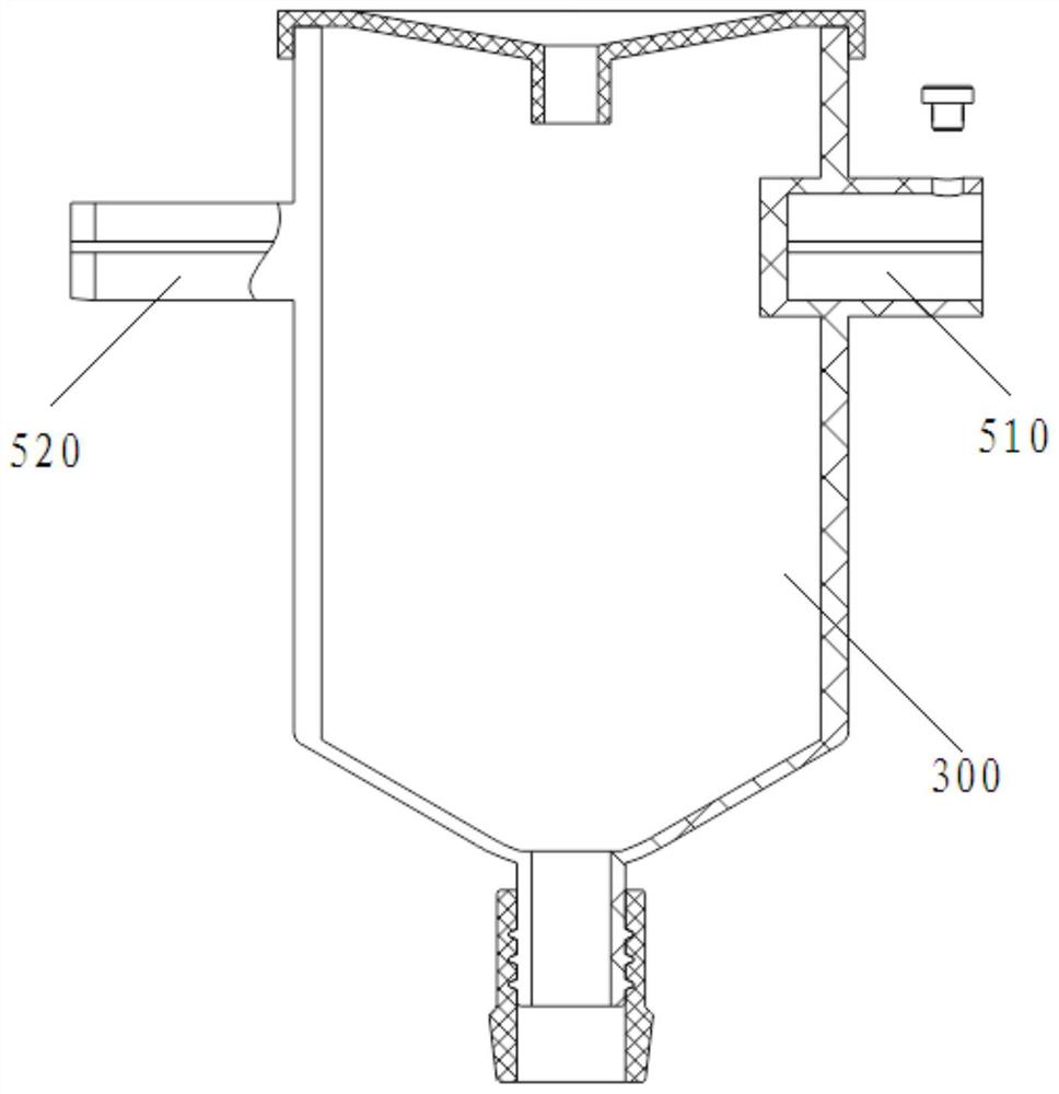 Combined acid adding kettle for storage battery