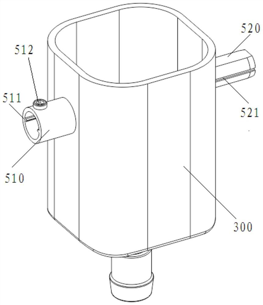 Combined acid adding kettle for storage battery