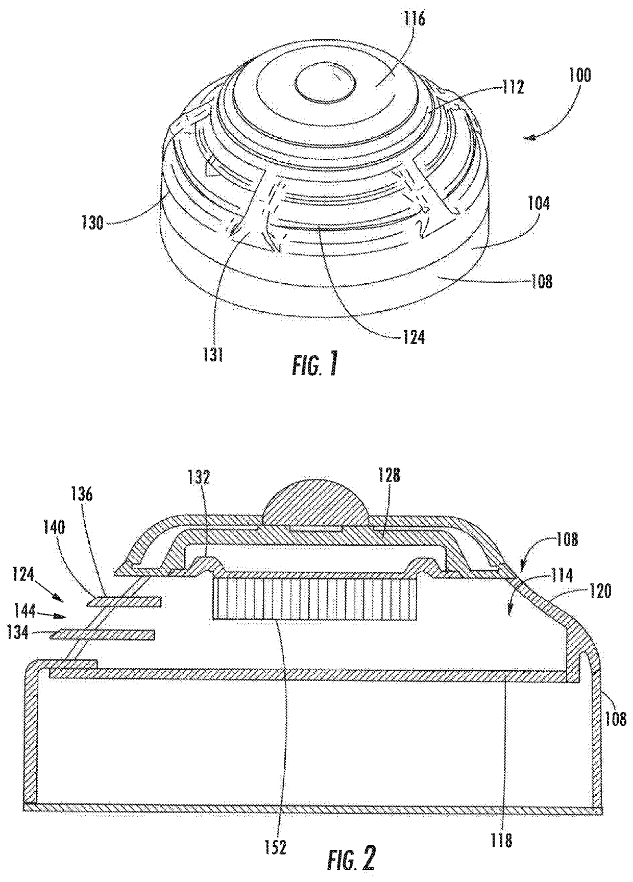 Smoke chamber as audio chamber in audible alarm devices