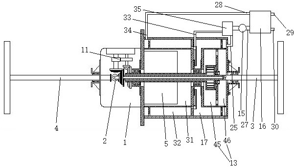 Cooling method of coaxial motor axle assembly - Eureka | Patsnap ...