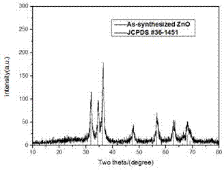 High specific surface area mesoporous zinc oxide nano-cluster and preparation method thereof