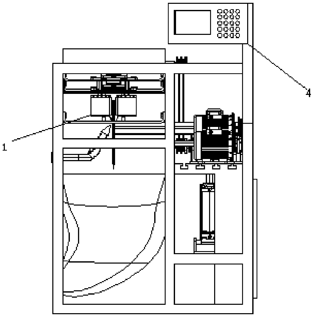 Fish viscera removing and cleaning device